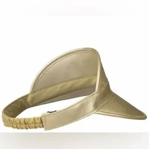 Killer Brixton Monroe champagne gold visor hat beach festival OS Brixton | Accessories | Killer Brixton Monroe Champagne Gold  main image 3